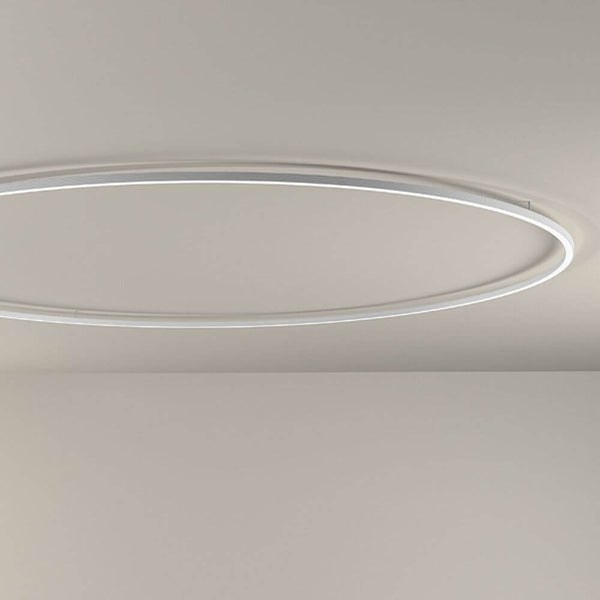 Panzeri Brooklyn LED-ring ceiling light in a round shape, elegant design with modern LED lighting.
