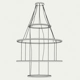 Panzeri Brooklyn multiple canopy 40cm
