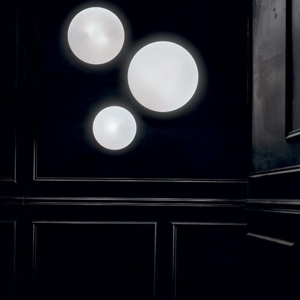 Panzeri Disco LED Glasleuchte für Wand oder Decke