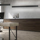 Panzeri Giano LED-Pendelleuchte indirekt/direkt UGR <19 in modernem Bürointerieur