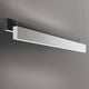 Panzeri Giano LED-Pendelleuchte indirekt/direkt UGR <19 in modernem Design mit zwei Farben.