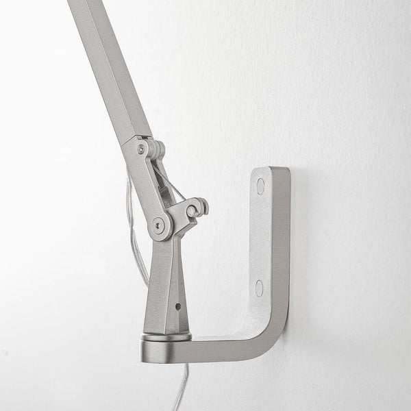 Panzeri Jackie LED-applique murale réglable avec interrupteur, support et articulation en aluminium moulé sous pression