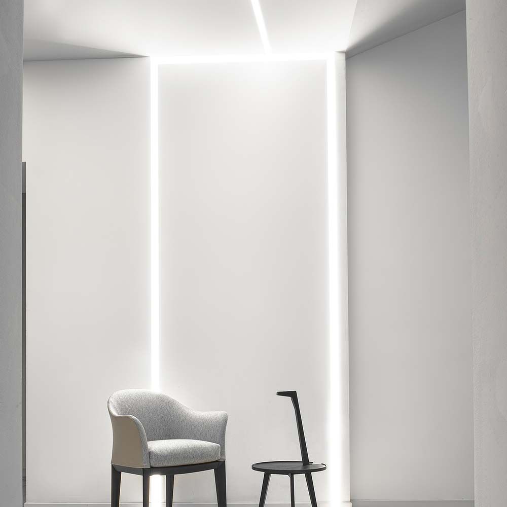 Panzeri Manhattan recessed profile for LED strips