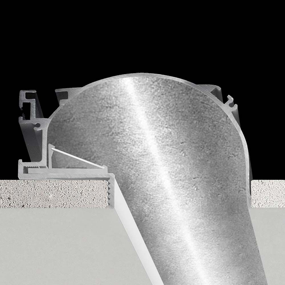 Panzeri Manhattan end caps for recessed profile