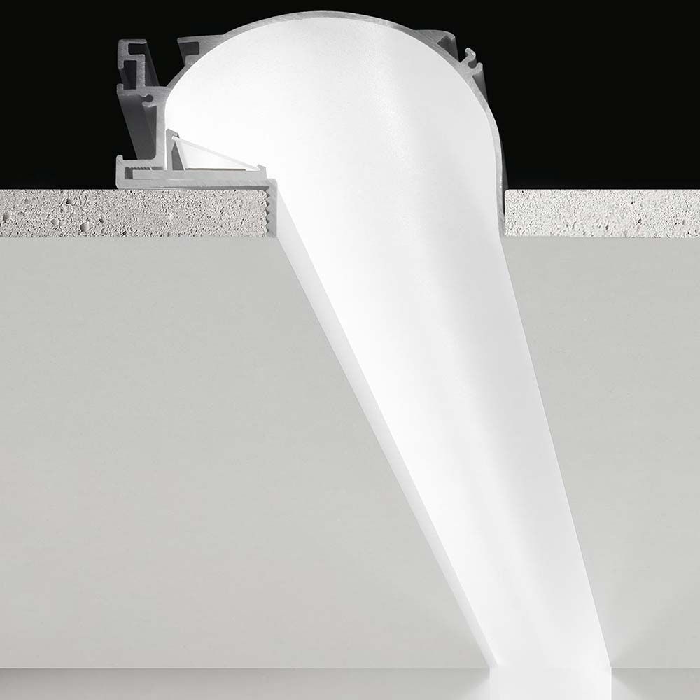 Panzeri Manhattan end caps for recessed profile
