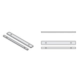 Panzeri Manhattan mounting accessories for recessed profile