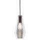 Panzeri Olivia Pendellampe mit geripptem Glas, elegante und moderne Pendelleuchte im Retro-Look.