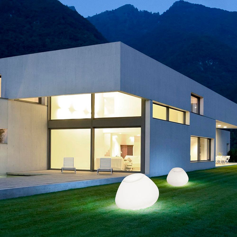Panzeri Potter outdoor seat with RGBW lighting