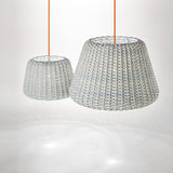 Panzeri Ralph Rattan outdoor pendant light XXL