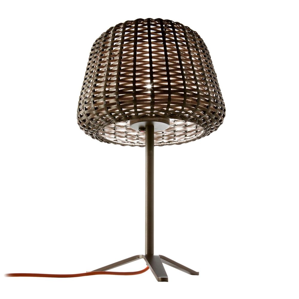 Panzeri Ralph rattan outdoor table lamp 58cm