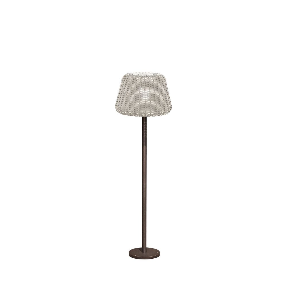Panzeri Ralph rattan bollard light 115cm