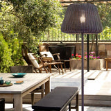 Panzeri Ralph rattan bollard light 115cm