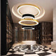 Moderne Panzeri Silver Ring LED-Pendellampe Dimmbar in stilvollem Innenraum mit elegantem Design.