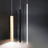 Panzeri To-Be lampada a sospensione slim cilindro LED