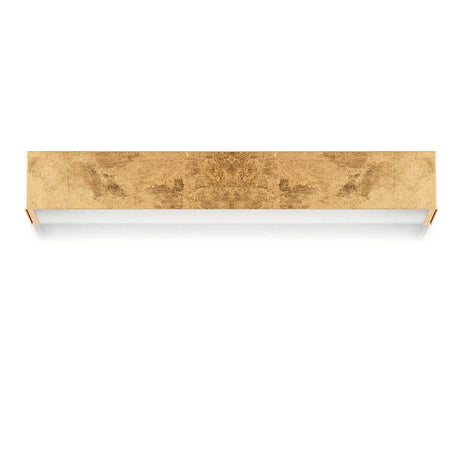 Panzeri Toy wall lamp LED Up&Down 25cm in a gold-coloured design with an elegantly decorated surface.