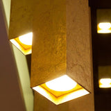 Panzeri Two quadratische LED Pendelleuchte