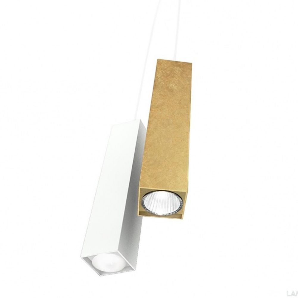Panzeri Two quadratische LED Pendelleuchte