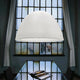 Panzeri Willy Glas XL-pendellampe i satinert glass, Ø 40-100 cm, ideell for stilfulle interiører.