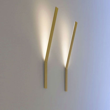Panzeri Ypsilon LED applique da incasso a parete indiretta in un design elegante su una parete.
