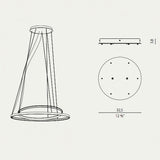 Panzeri Zero canopy for Round / Ellipse / Square