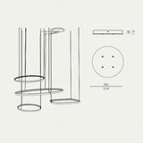 Panzeri Zero canopy for Round / Ellipse / Square