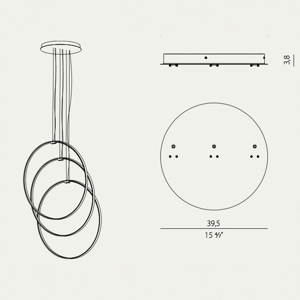 Panzeri Zero canopy for vertical rings
