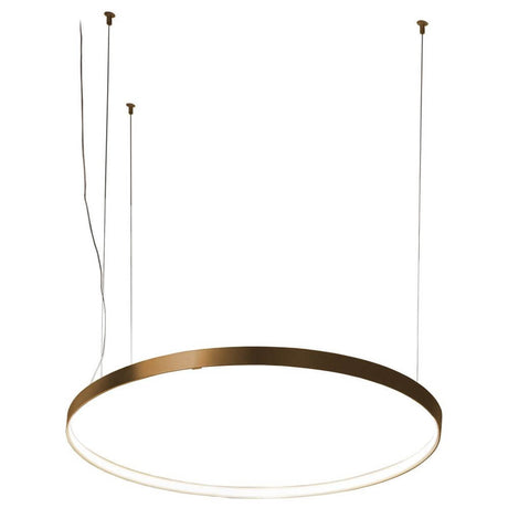 Panzeri Zero Round LED-Ring Pendelleuchte