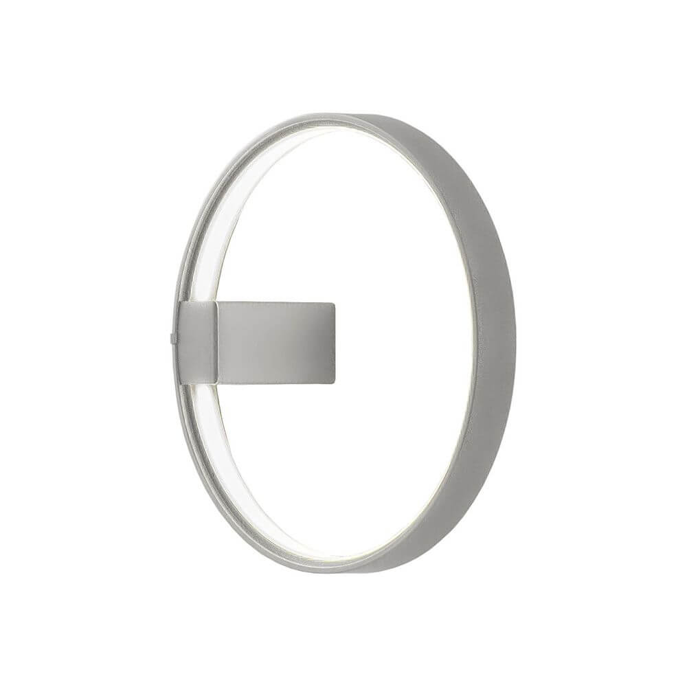 Panzeri Zero Round LED-Wandleuchte Ring in minimalistischer Form mit modernem LED-Licht.