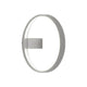 Panzeri Zero Round LED-Wandleuchte Ring in minimalistischer Form mit modernem LED-Licht.