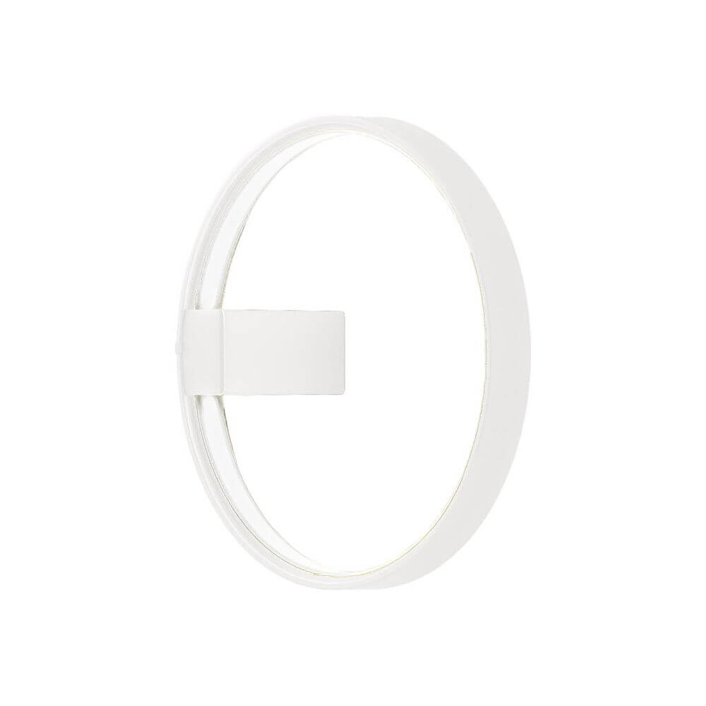 Panzeri Zero Round LED-Wandleuchte Ring in minimalistischer, eleganter Ausführung.