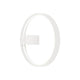 Panzeri Zero Round LED-Wandleuchte Ring in minimalistischer, eleganter Ausführung.