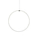 Panzeri Zero Round Vertical LED-Ringleuchte Pendel in eleganter Ringform