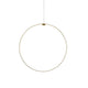 Panzeri Zero Round Vertical LED-Ringleuchte Pendel, elegante Hängeleuchte mit minimalistischem Design.