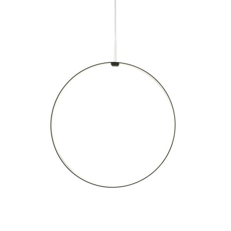 Panzeri Zero Round Vertical LED-rengasvalaisinriippu elegantissa, minimalistisessa muotoilussa.
