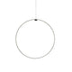 Panzeri Zero Round Vertical LED-Ringleuchte Pendel in elegantem, minimalistischen Design.