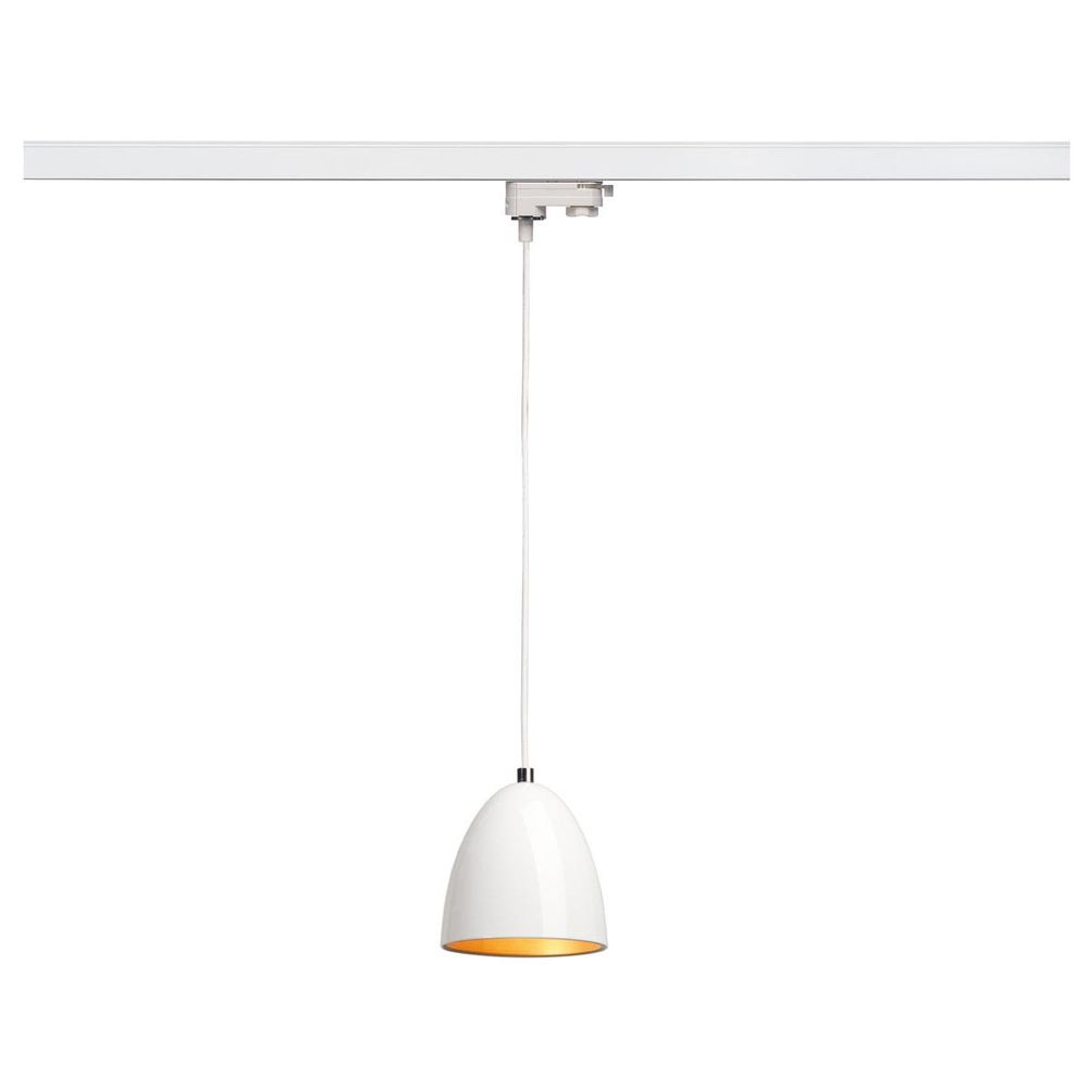 Para Cone 14 3-Phase Pendant Light White, Gold GU10