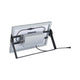 Park + Light Solarmodul 10W Einspeisung IP65 – Rückansicht Solarpanel mit Befestigungsrahmen, Anschlusskabel und IP65 Anschlussbox