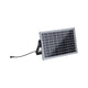 Park + Light Einspeisung Solarmodul Silber mit Anschlusskabel und Halterung, IP65, 5W Leistung.