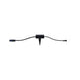 Park + Light Verteiler Schwarz IP67 Adapter mit Kabel für 12-Volt und 24-Volt Systeme.