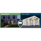 Park + Light Verteiler Schwarz IP67 mit Plug & Shine System für Gartenbeleuchtung und Sicherheit.