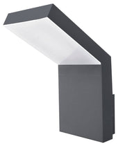 Park LED Außenwandleuchte 3000K Dunkelgrau IP54 moderne Fassadenleuchte aus Aluminium mit warmweißem Licht