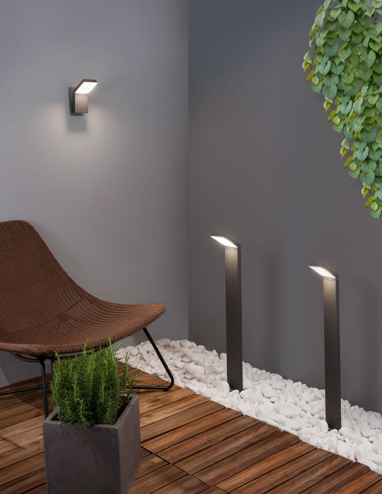 Park LED ulkotievalo 3000K tummanharmaa IP54
