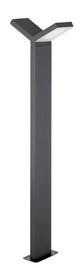 Park LED ulkotievalo 3000K tummanharmaa IP54