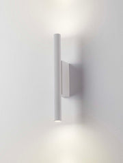 Paron LED Wandleuchte Geriffelt 3000K, moderne Up&Down-Wandleuchte in Weiß für warmes indirektes Licht