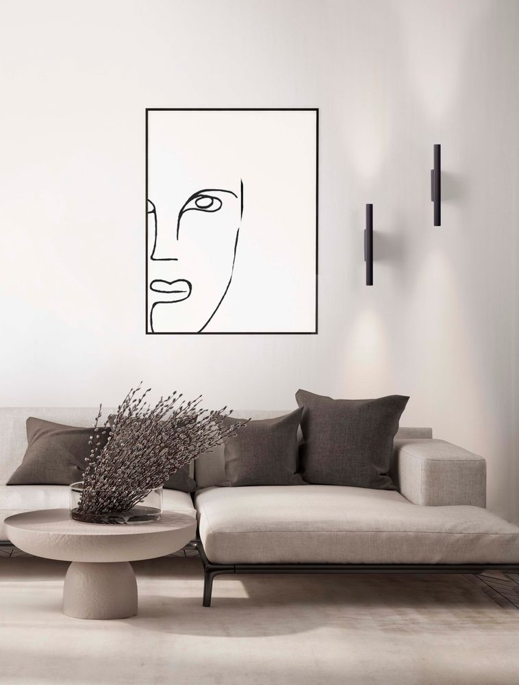 Paron LED Wandleuchte Geriffelt 3000K