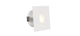 Passagio LED Außenwandeinbauleuchte Quadratisch Rund 3000K Weiß IP54, moderne quadratische Wandleuchte.