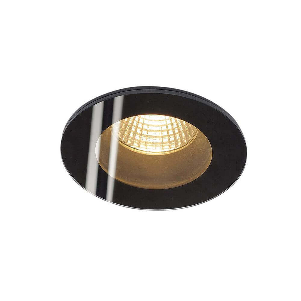 Patta-I LED Deckeneinbauleuchte rund 3000K Schwarz