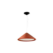 Pendellampe HUE-IN Ø 70cm Rot, Schwarz