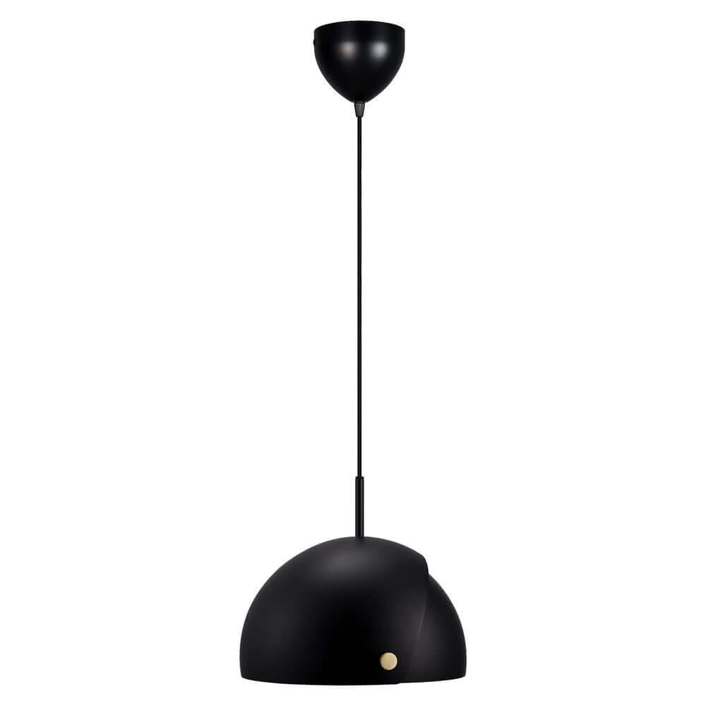 Pendelleuchte Align in elegantem Schwarz mit mattem Finish und beweglichem Schirm.