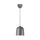 Pendelleuchte Angle in grauem, industriellem Stil mit verstellbarem Licht durch Magnet.